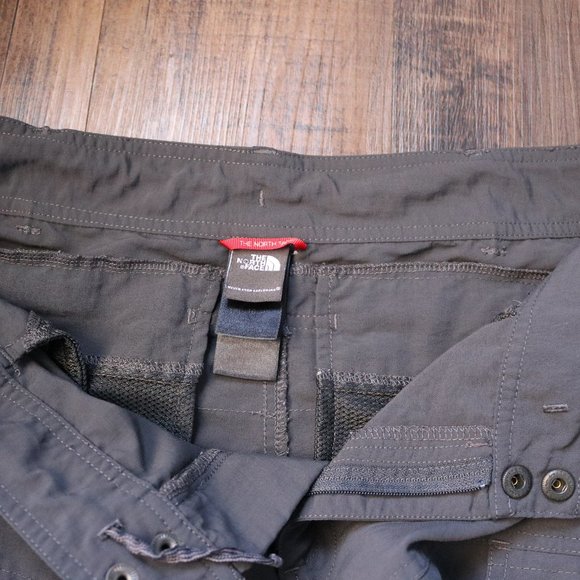 The North Face Shorts Women 10 Dark Gray Outdoor Hiking Camping - Picture 8 of 15
